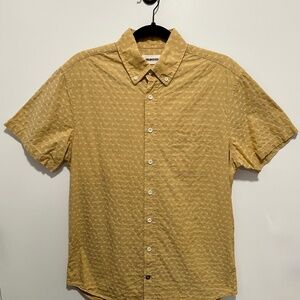 TAYLOR STITCH: The Short Sleeve Jack in Gold Diamond (size M, 40) LIKE-NEW